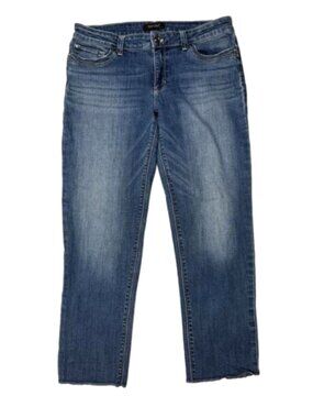 White House Black Market Slim Straight Leg Crop Jeans Sz. 10 #2387